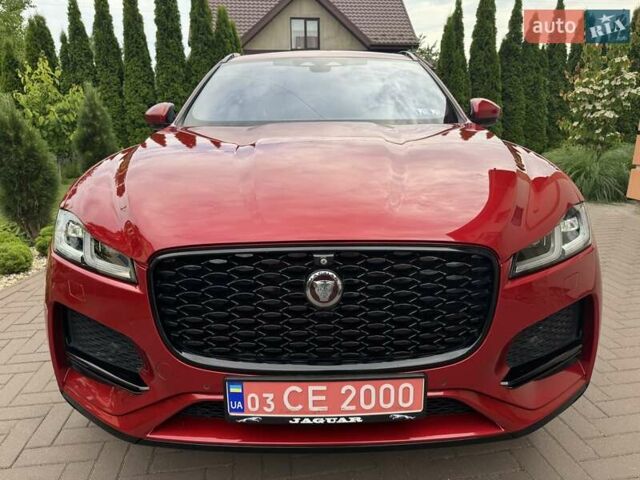 Червоний Ягуар Ф-Пейс, об'ємом двигуна 2 л та пробігом 53 тис. км за 38500 $, фото 5 на Automoto.ua