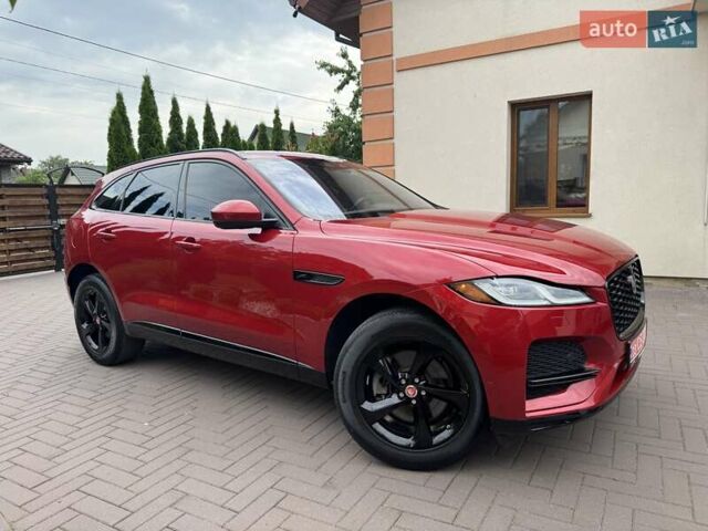Червоний Ягуар Ф-Пейс, об'ємом двигуна 2 л та пробігом 53 тис. км за 38500 $, фото 1 на Automoto.ua
