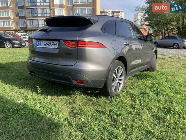 Сірий Ягуар Ф-Пейс, об'ємом двигуна 2 л та пробігом 191 тис. км за 19000 $, фото 24 на Automoto.ua