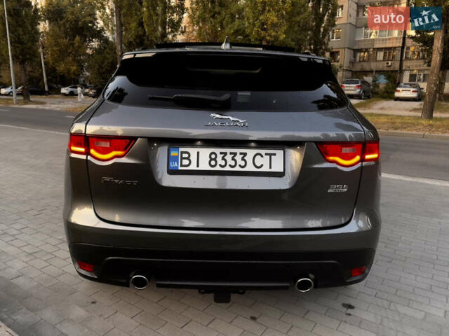 Сірий Ягуар Ф-Пейс, об'ємом двигуна 3 л та пробігом 151 тис. км за 27000 $, фото 52 на Automoto.ua