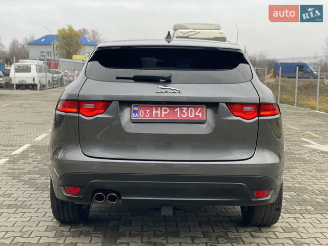 Сірий Ягуар Ф-Пейс, об'ємом двигуна 2 л та пробігом 171 тис. км за 17999 $, фото 8 на Automoto.ua