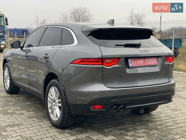 Сірий Ягуар Ф-Пейс, об'ємом двигуна 2 л та пробігом 171 тис. км за 17999 $, фото 9 на Automoto.ua