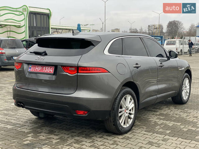Сірий Ягуар Ф-Пейс, об'ємом двигуна 2 л та пробігом 171 тис. км за 17999 $, фото 7 на Automoto.ua
