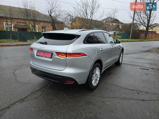 Серый Ягуар Ф-Пейс, объемом двигателя 2 л и пробегом 101 тыс. км за 25900 $, фото 10 на Automoto.ua