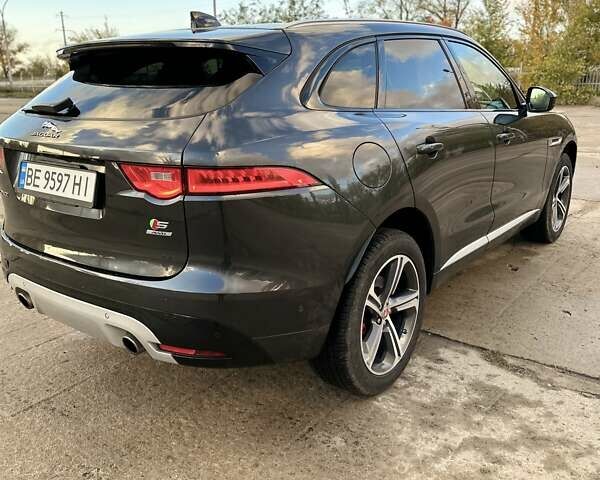 Ягуар Ф-Пейс 2018 у Южноукраинске на Automoto.ua Сірий Ягуар Ф-Пейс, об'ємом двигуна 3 л та пробігом 107 тис. км за 39500 $, фото 16 на Automoto.ua