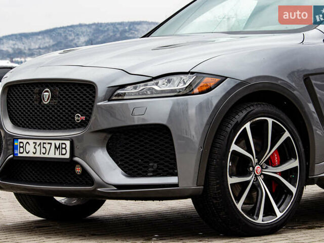Сірий Ягуар Ф-Пейс, об'ємом двигуна 5 л та пробігом 28 тис. км за 55000 $, фото 7 на Automoto.ua