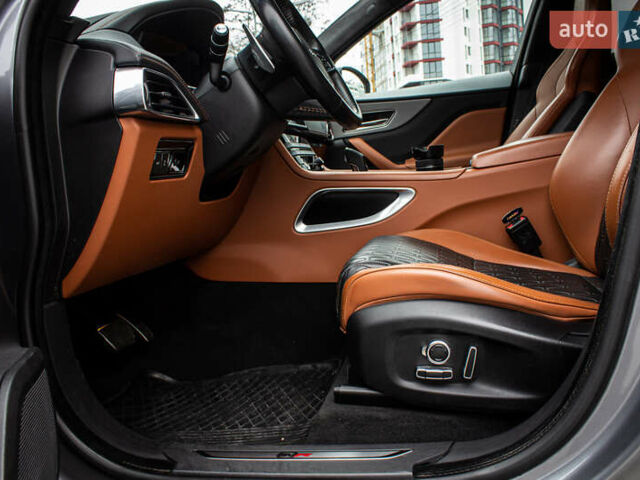 Сірий Ягуар Ф-Пейс, об'ємом двигуна 5 л та пробігом 28 тис. км за 55000 $, фото 47 на Automoto.ua