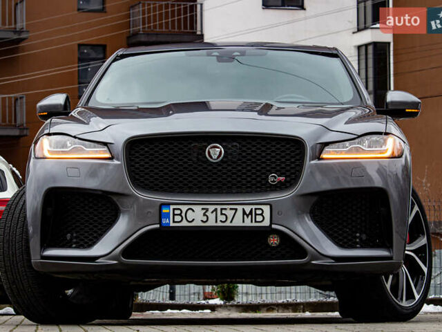 Сірий Ягуар Ф-Пейс, об'ємом двигуна 5 л та пробігом 28 тис. км за 55000 $, фото 6 на Automoto.ua