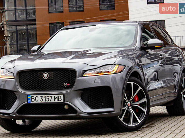 Сірий Ягуар Ф-Пейс, об'ємом двигуна 5 л та пробігом 28 тис. км за 55000 $, фото 18 на Automoto.ua