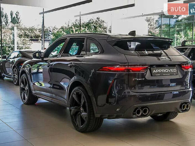 Серый Ягуар Ф-Пейс, объемом двигателя 5 л и пробегом 17 тыс. км за 87000 $, фото 3 на Automoto.ua