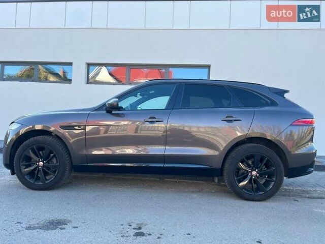 Серый Ягуар Ф-Пейс, объемом двигателя 2 л и пробегом 80 тыс. км за 59000 $, фото 9 на Automoto.ua