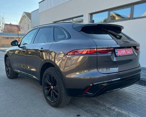 Серый Ягуар Ф-Пейс, объемом двигателя 2 л и пробегом 80 тыс. км за 59000 $, фото 10 на Automoto.ua