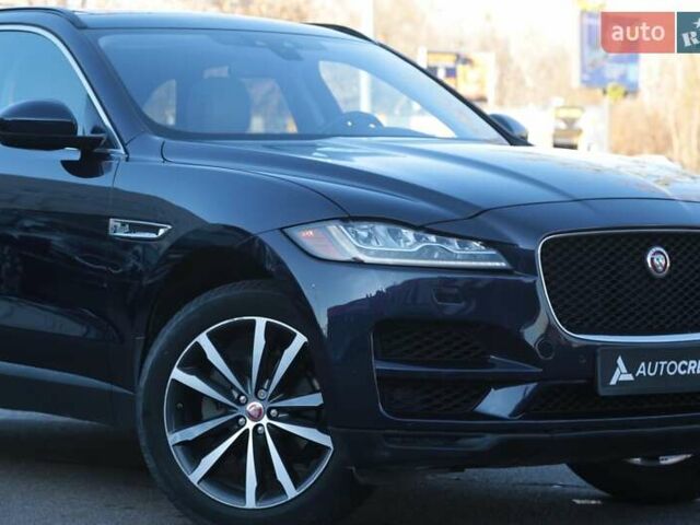 Синій Ягуар Ф-Пейс, об'ємом двигуна 2 л та пробігом 179 тис. км за 22800 $, фото 3 на Automoto.ua