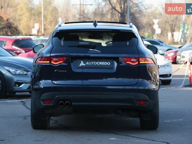 Синій Ягуар Ф-Пейс, об'ємом двигуна 2 л та пробігом 179 тис. км за 22800 $, фото 5 на Automoto.ua