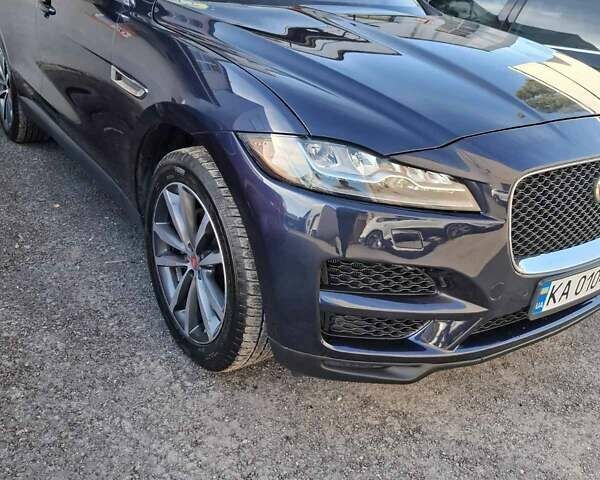 Синий Ягуар Ф-Пейс, объемом двигателя 2 л и пробегом 167 тыс. км за 21000 $, фото 15 на Automoto.ua