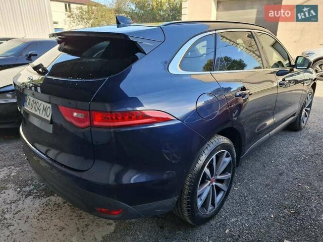Синий Ягуар Ф-Пейс, объемом двигателя 2 л и пробегом 167 тыс. км за 21000 $, фото 14 на Automoto.ua