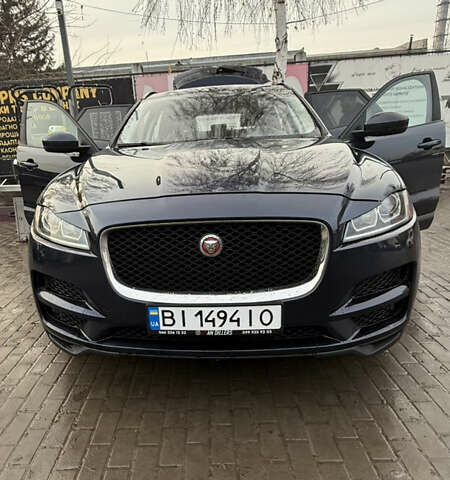 Синій Ягуар Ф-Пейс, об'ємом двигуна 2 л та пробігом 116 тис. км за 29000 $, фото 3 на Automoto.ua