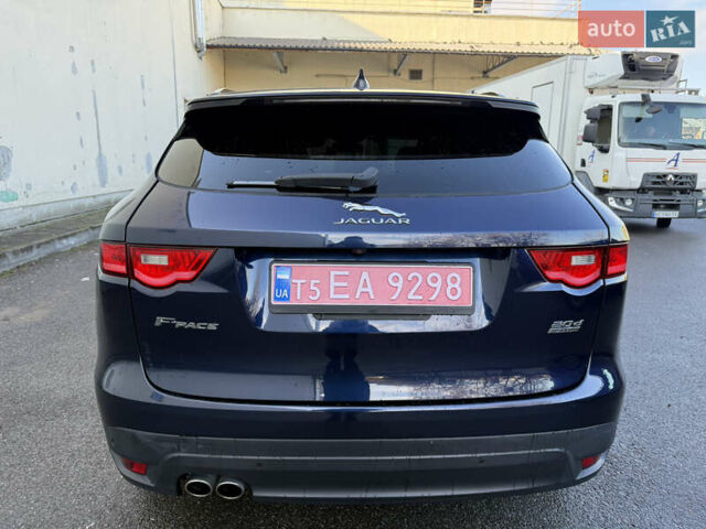 Синий Ягуар Ф-Пейс, объемом двигателя 2 л и пробегом 199 тыс. км за 24900 $, фото 47 на Automoto.ua