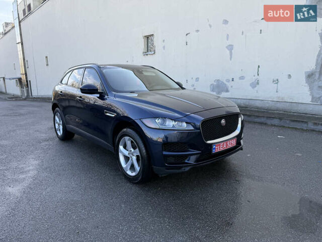 Синий Ягуар Ф-Пейс, объемом двигателя 2 л и пробегом 199 тыс. км за 26500 $, фото 41 на Automoto.ua