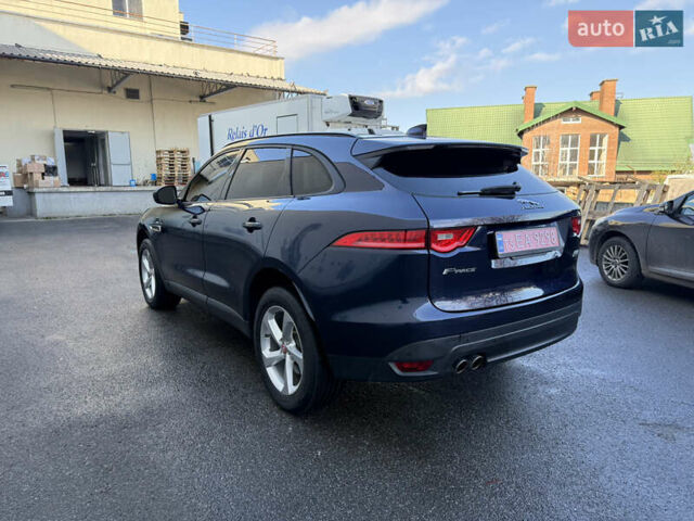 Синий Ягуар Ф-Пейс, объемом двигателя 2 л и пробегом 199 тыс. км за 24900 $, фото 30 на Automoto.ua