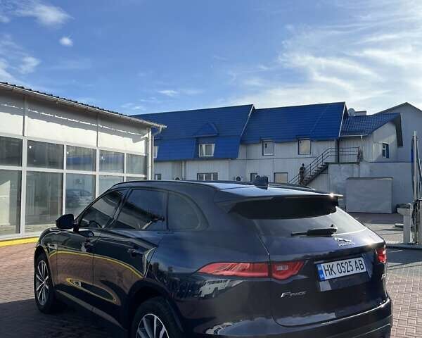 Синий Ягуар Ф-Пейс, объемом двигателя 2 л и пробегом 85 тыс. км за 18000 $, фото 8 на Automoto.ua