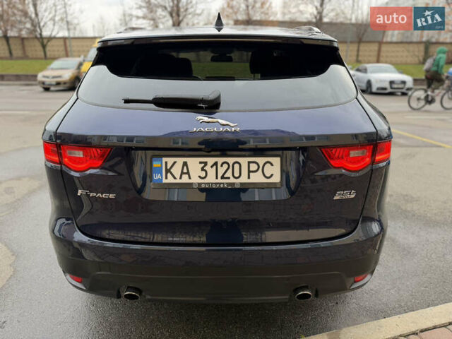 Синий Ягуар Ф-Пейс, объемом двигателя 2 л и пробегом 120 тыс. км за 16000 $, фото 11 на Automoto.ua