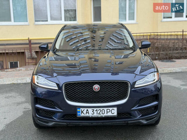 Синий Ягуар Ф-Пейс, объемом двигателя 2 л и пробегом 120 тыс. км за 16000 $, фото 1 на Automoto.ua