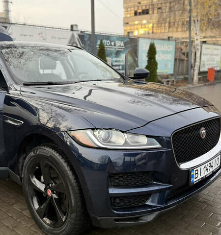 Синій Ягуар Ф-Пейс, об'ємом двигуна 2 л та пробігом 116 тис. км за 29000 $, фото 2 на Automoto.ua