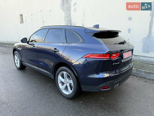 Синий Ягуар Ф-Пейс, объемом двигателя 2 л и пробегом 199 тыс. км за 24900 $, фото 6 на Automoto.ua