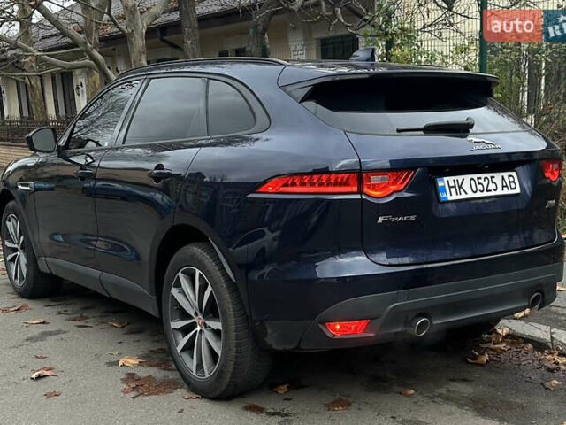 Синий Ягуар Ф-Пейс, объемом двигателя 2 л и пробегом 92 тыс. км за 16999 $, фото 7 на Automoto.ua