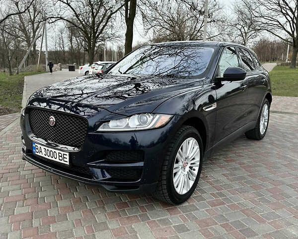 Синій Ягуар Ф-Пейс, об'ємом двигуна 3 л та пробігом 84 тис. км за 26000 $, фото 2 на Automoto.ua