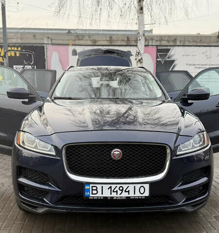 Синій Ягуар Ф-Пейс, об'ємом двигуна 2 л та пробігом 116 тис. км за 29000 $, фото 1 на Automoto.ua
