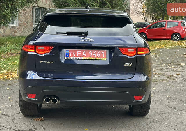 Ягуар Ф-Пейс 2018 у Дубно на Automoto.ua Синій Ягуар Ф-Пейс, об'ємом двигуна 2 л та пробігом 140 тис. км за 16999 $, фото 5 на Automoto.ua