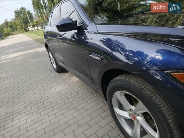 Синій Ягуар Ф-Пейс, об'ємом двигуна 2 л та пробігом 88 тис. км за 17850 $, фото 7 на Automoto.ua