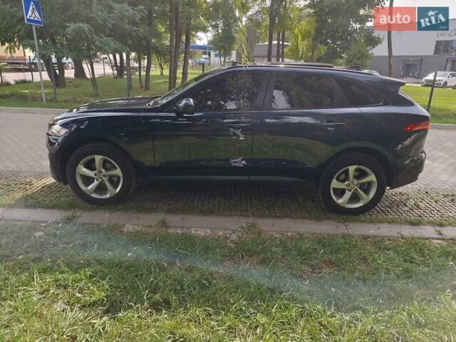 Синій Ягуар Ф-Пейс, об'ємом двигуна 2 л та пробігом 88 тис. км за 17850 $, фото 6 на Automoto.ua