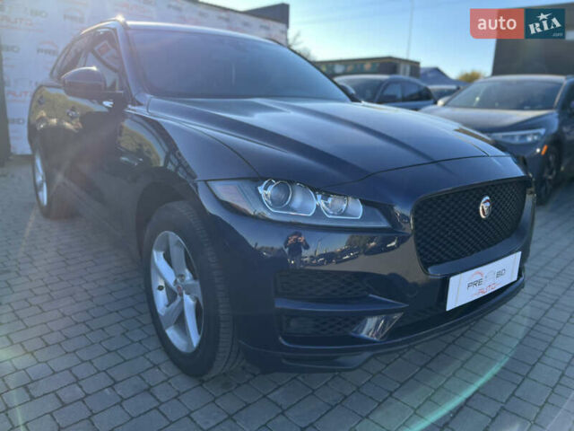 Синий Ягуар Ф-Пейс, объемом двигателя 2 л и пробегом 88 тыс. км за 17800 $, фото 10 на Automoto.ua