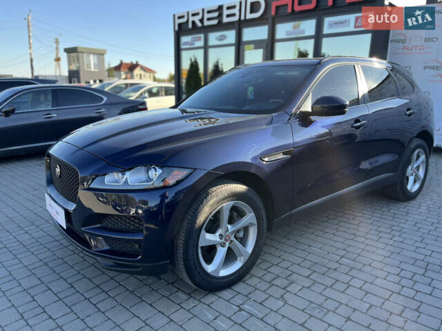 Синий Ягуар Ф-Пейс, объемом двигателя 2 л и пробегом 88 тыс. км за 17800 $, фото 8 на Automoto.ua