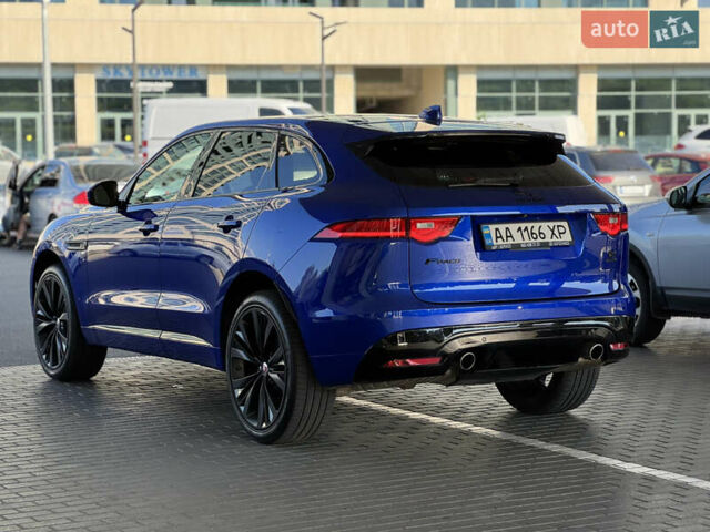 Синій Ягуар Ф-Пейс, об'ємом двигуна 3 л та пробігом 69 тис. км за 29000 $, фото 9 на Automoto.ua