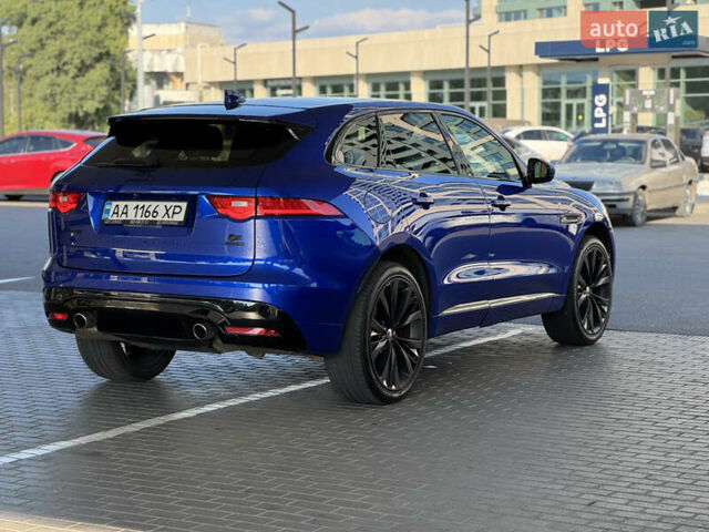 Синій Ягуар Ф-Пейс, об'ємом двигуна 3 л та пробігом 69 тис. км за 29000 $, фото 7 на Automoto.ua