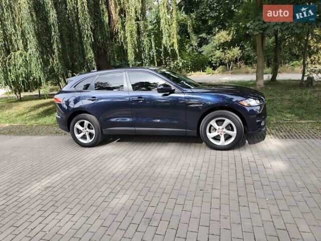 Синій Ягуар Ф-Пейс, об'ємом двигуна 2 л та пробігом 88 тис. км за 17850 $, фото 3 на Automoto.ua