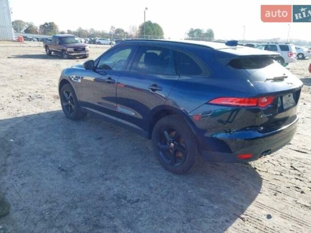 Синий Ягуар Ф-Пейс, объемом двигателя 2 л и пробегом 136 тыс. км за 25400 $, фото 19 на Automoto.ua