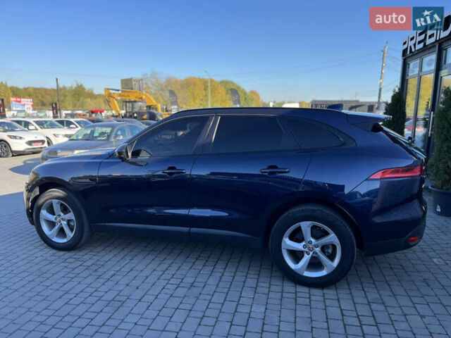 Синий Ягуар Ф-Пейс, объемом двигателя 2 л и пробегом 88 тыс. км за 17800 $, фото 7 на Automoto.ua