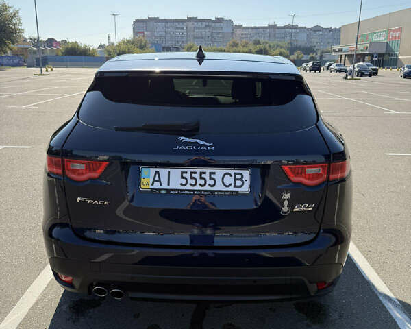 Синій Ягуар Ф-Пейс, об'ємом двигуна 2 л та пробігом 96 тис. км за 32000 $, фото 5 на Automoto.ua