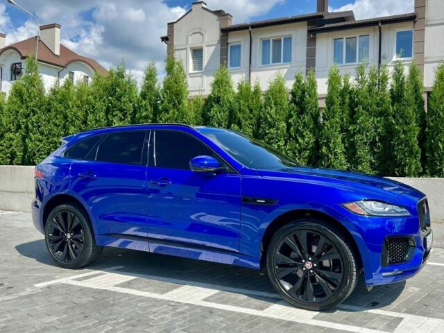 Ягуар Ф-Пейс 2019 у Рівному на Automoto.ua Синій Ягуар Ф-Пейс, об'ємом двигуна 2 л та пробігом 100 тис. км за 23999 $, фото 3 на Automoto.ua