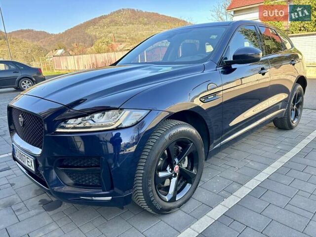 Синий Ягуар Ф-Пейс, объемом двигателя 2 л и пробегом 175 тыс. км за 32500 $, фото 9 на Automoto.ua