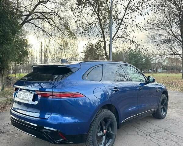 Синій Ягуар Ф-Пейс, об'ємом двигуна 2 л та пробігом 61 тис. км за 32000 $, фото 8 на Automoto.ua