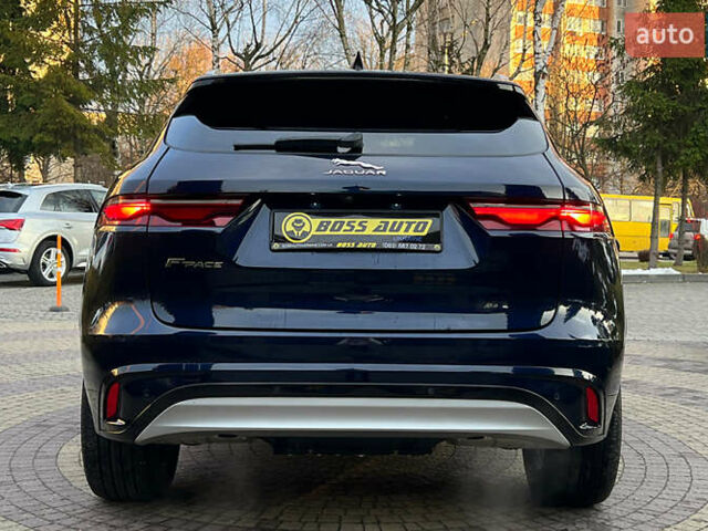 Синий Ягуар Ф-Пейс, объемом двигателя 2 л и пробегом 5 тыс. км за 48999 $, фото 5 на Automoto.ua