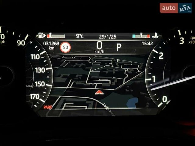 Синий Ягуар Ф-Пейс, объемом двигателя 2 л и пробегом 31 тыс. км за 42500 $, фото 21 на Automoto.ua