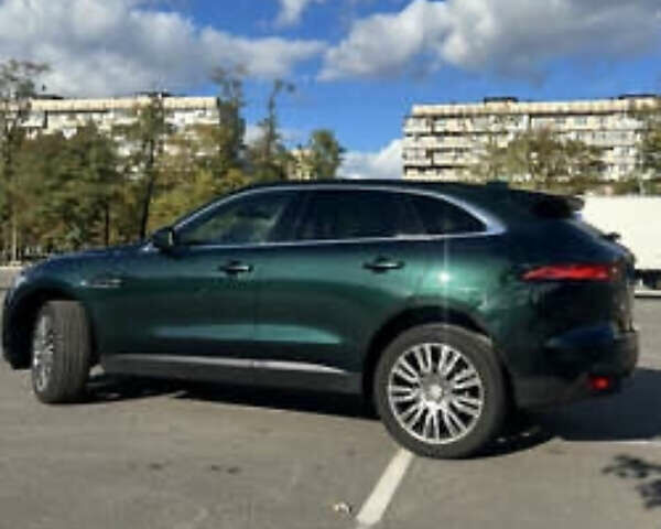 Зеленый Ягуар Ф-Пейс, объемом двигателя 2 л и пробегом 147 тыс. км за 22500 $, фото 12 на Automoto.ua