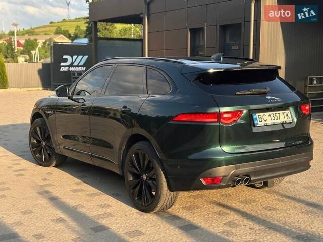 Зелений Ягуар Ф-Пейс, об'ємом двигуна 2 л та пробігом 140 тис. км за 26500 $, фото 8 на Automoto.ua